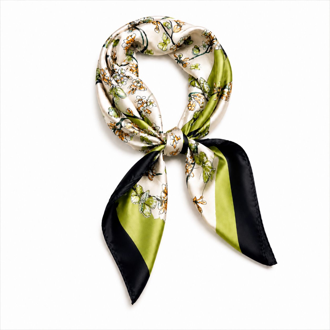 Jardin Maison Aurielle foulard leggero stampa botanica